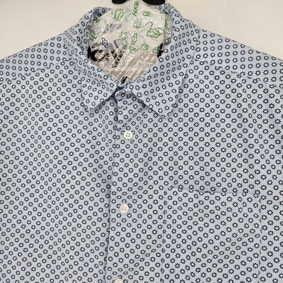Tricots St‎ Raphael Shirt Mens Large Button Up Casual Preppy Short Sleeve L - Picture 2 of 10